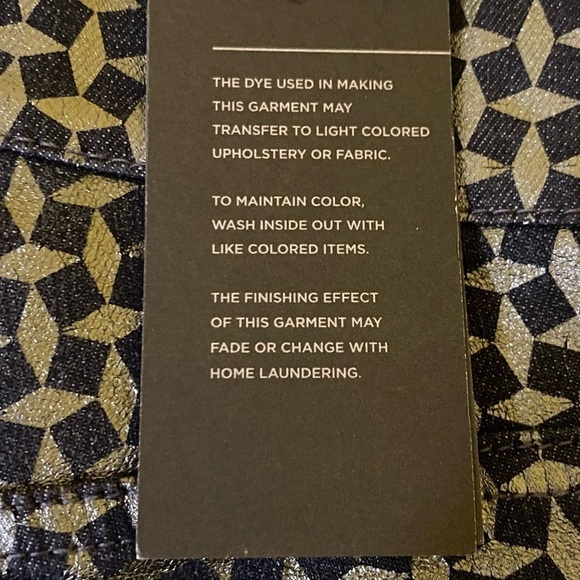 Armani Exchange New Size 29 Skinny Pant Jambe Etroit Stretch Demin Metallic - Picture 11 of 12